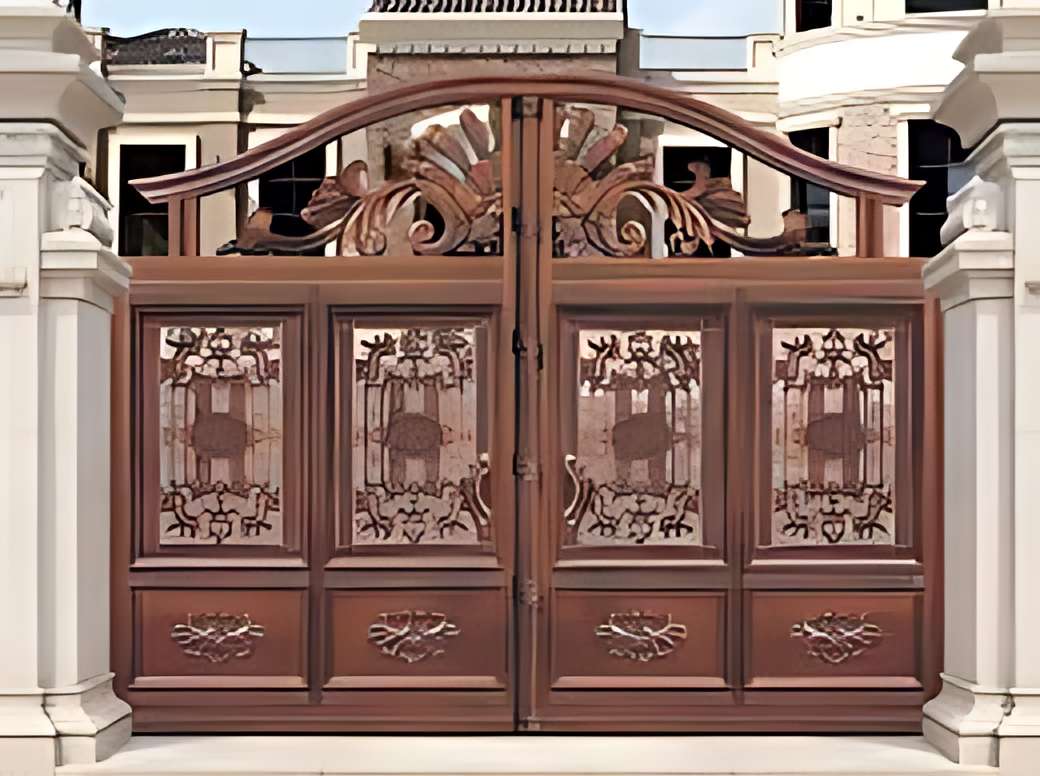 Iron Main Front Gate