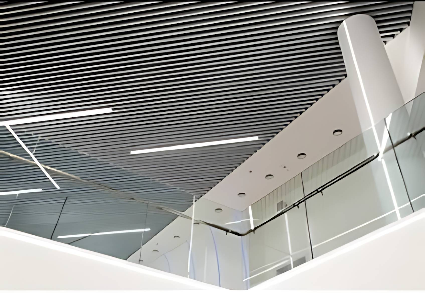 Commercial Balcony Glass Railing