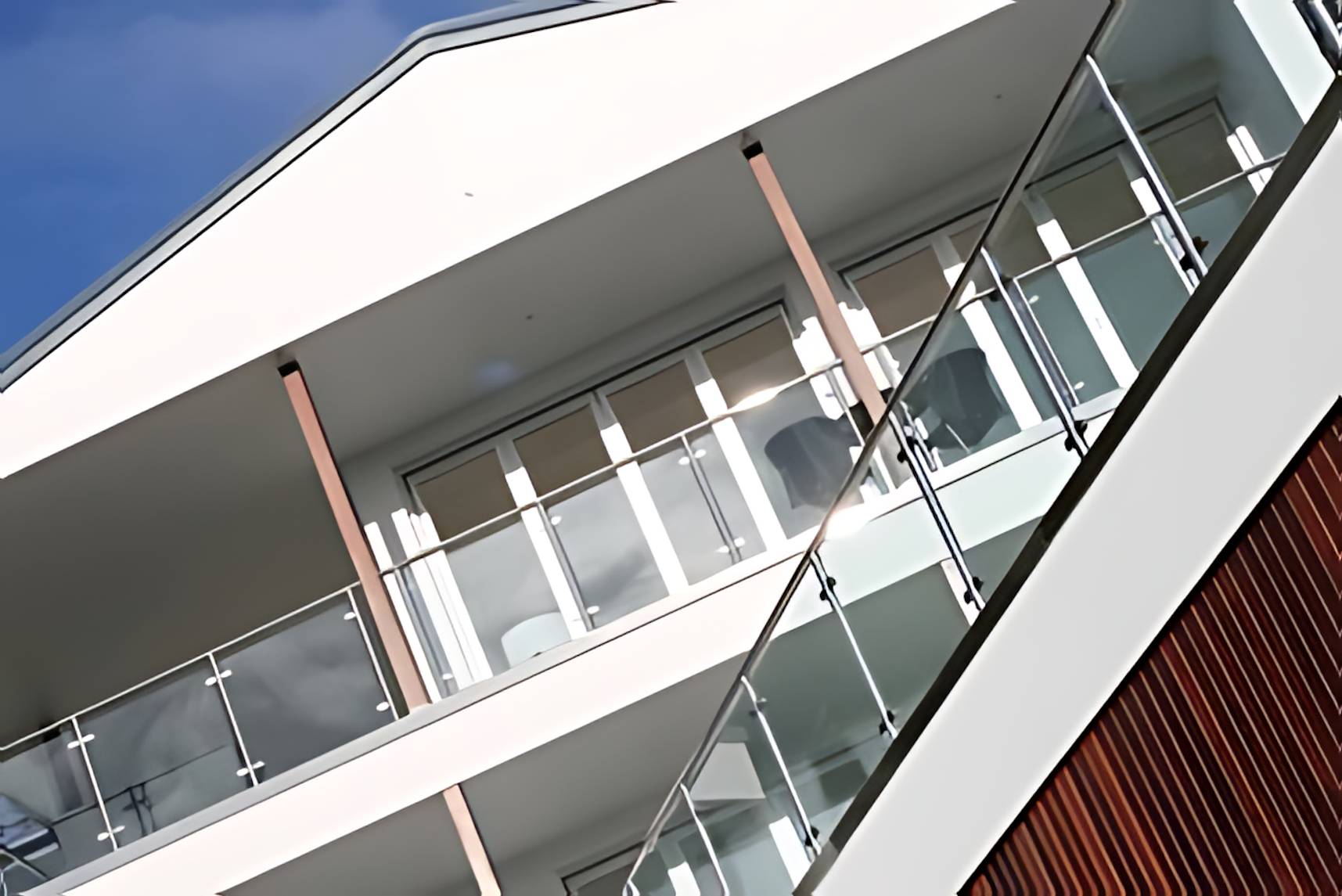Balcony and Staircase Glass Railing